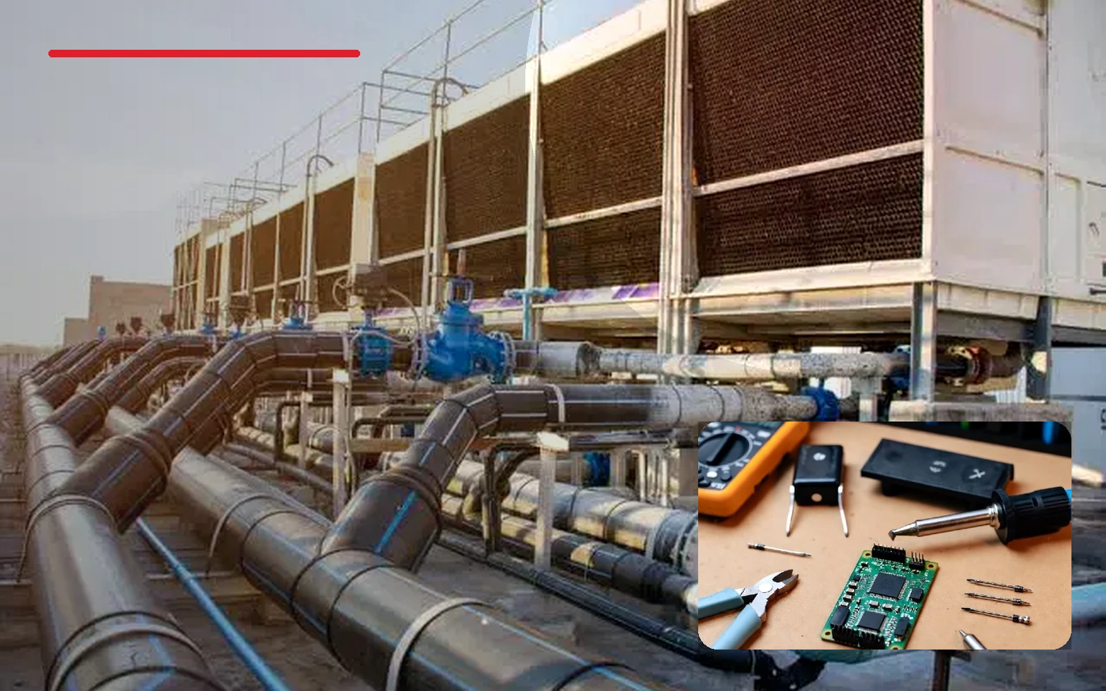 Endüstriyel klima ve chiller teknik servis çalışması